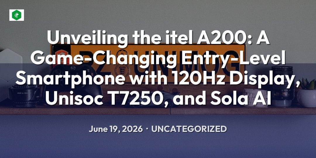 Unveiling the itel A200: A Game-Changing Entry-Level Smartphone wit… – Uncategorized | SYSTEM 14